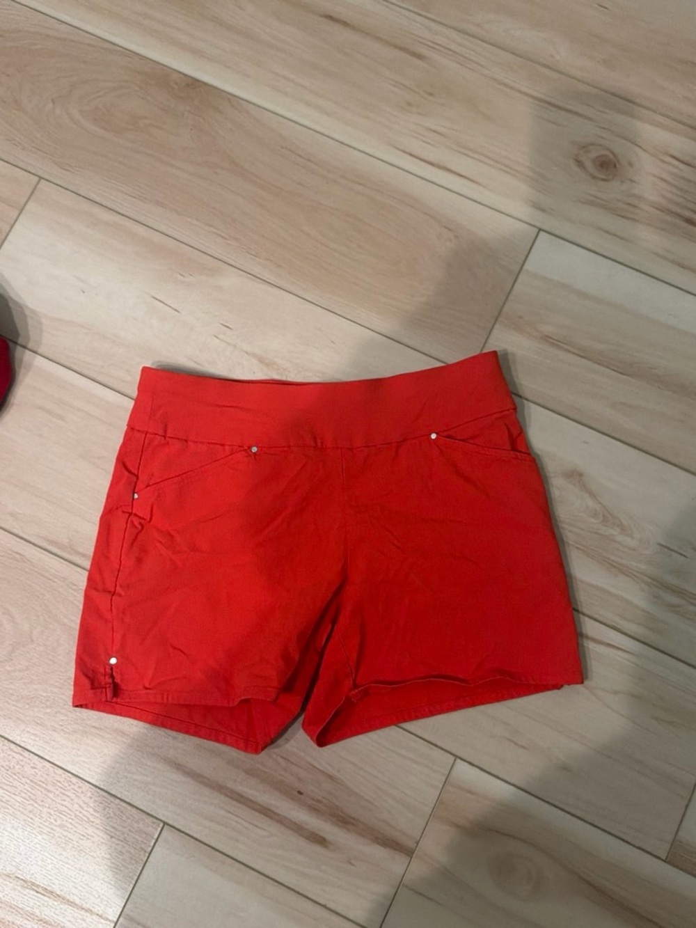 INC International Concepts Bright Red Athletic Stretch Shorts